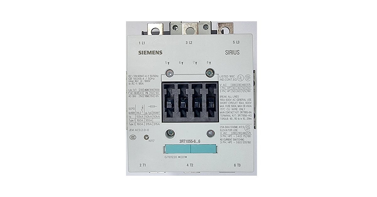 Контактор 75КВТ/400V/AC-3, AC/DC-H 220-240B, 3RT 1055-6AP36